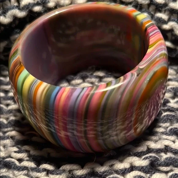 Sobral Colorful Resin Bangle - Picture 1 of 8